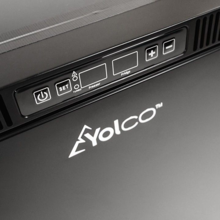 Yolco RL75M Black – lodówka do zabudowy 72 l, 12/24V