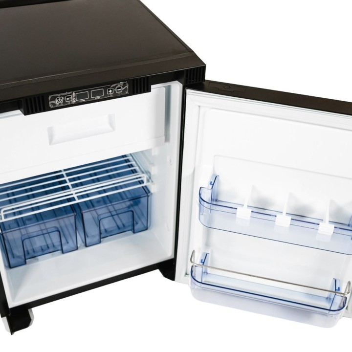 Yolco RL75M Black – lodówka do zabudowy 72 l, 12/24V