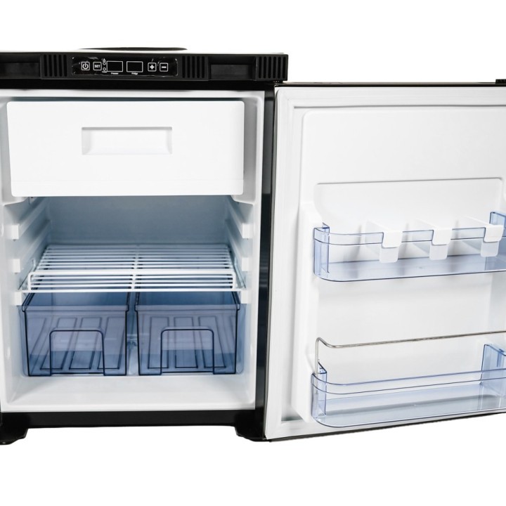 Yolco RL75M Black – lodówka do zabudowy 72 l, 12/24V