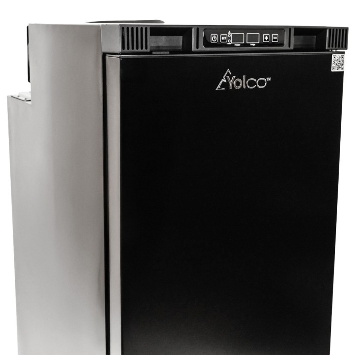 Yolco RL130M Black – lodówka do zabudowy 132 l, 12/24V