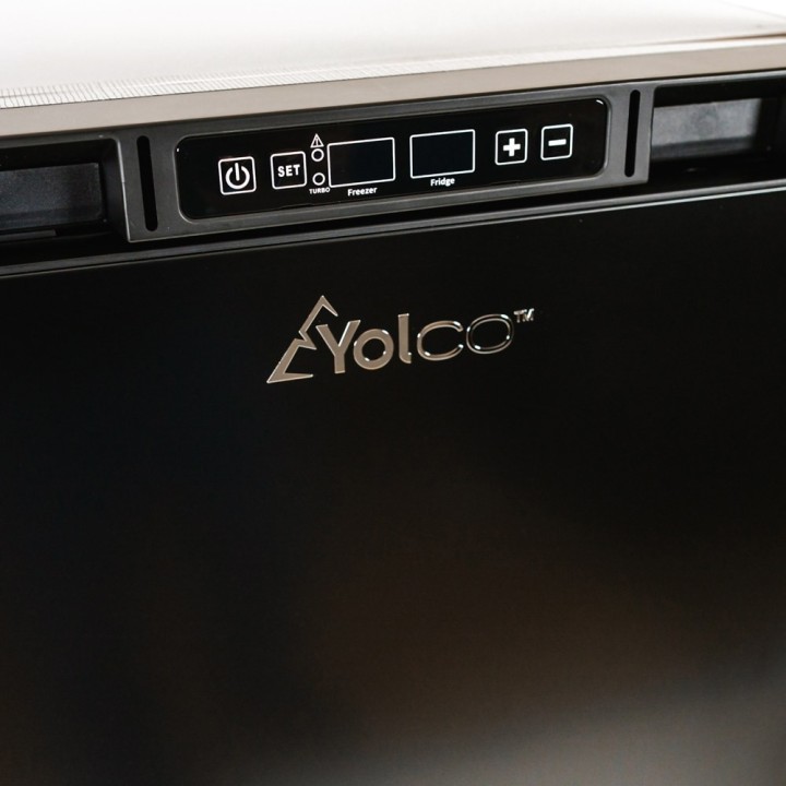 Yolco RL130M Black – lodówka do zabudowy 132 l, 12/24V