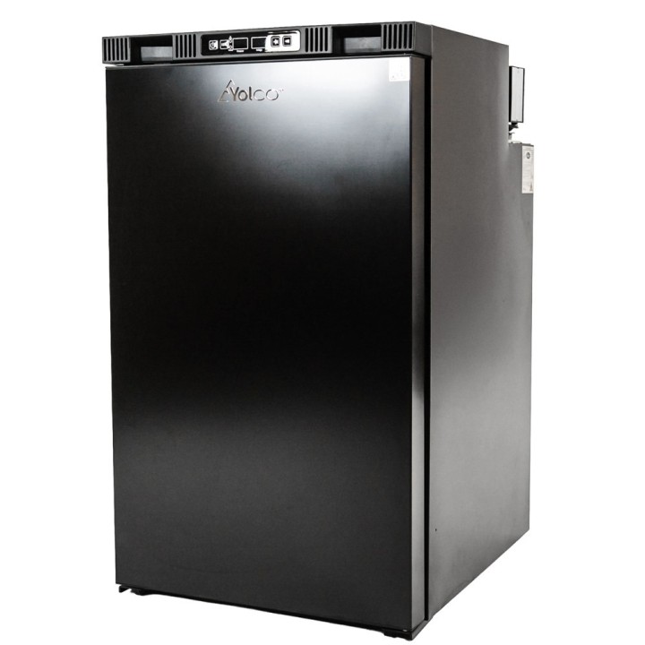 Yolco RL105M Black – lodówka do zabudowy 104 l, 12/24V
