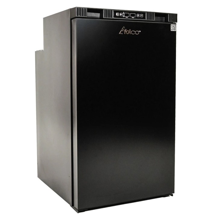 Yolco RL105M Black – lodówka do zabudowy 104 l, 12/24V