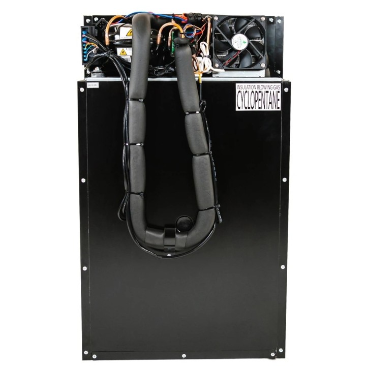 Yolco RL105M Black – lodówka do zabudowy 104 l, 12/24V