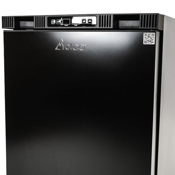 Yolco RL105M Black – lodówka do zabudowy 104 l, 12/24V