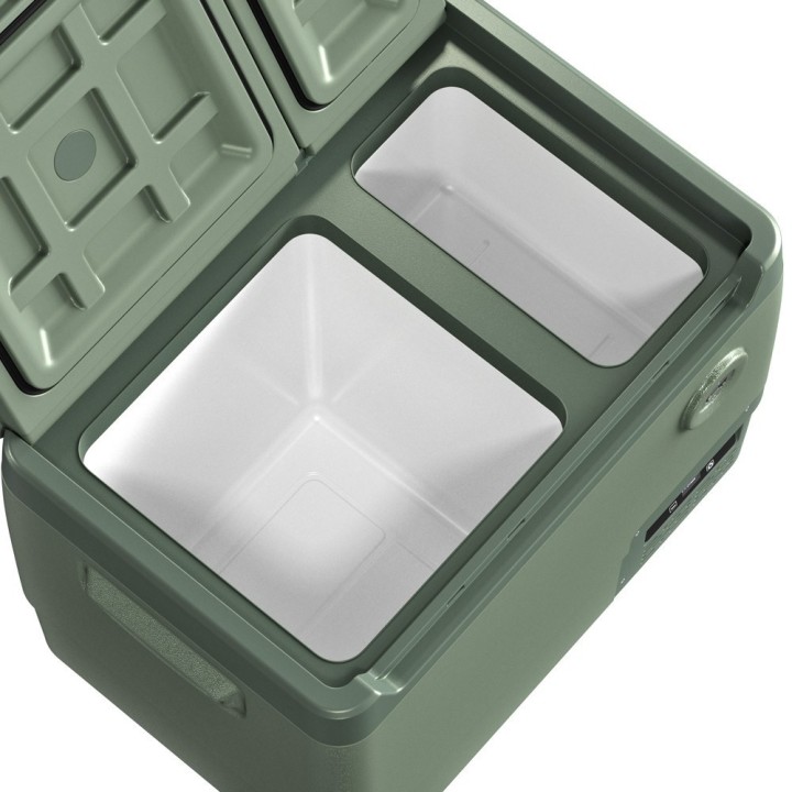 Yolco DX40 Pistachio – lodówka dwustrefowa 39 l, 12/24V