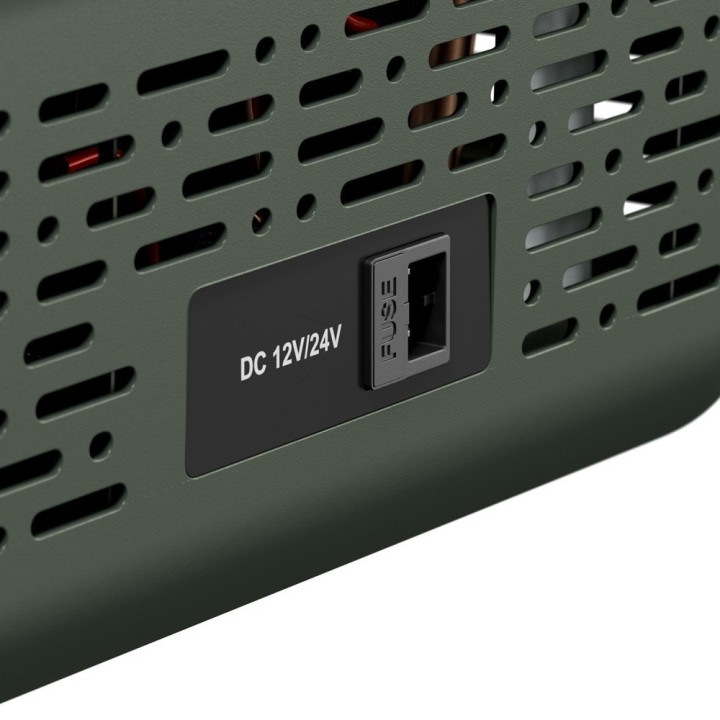 Yolco DX40 Pistachio – lodówka dwustrefowa 39 l, 12/24V