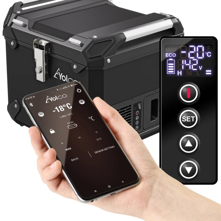 Yolco MCX17 Black – kompresorowy kufer-lodówka 17 l
