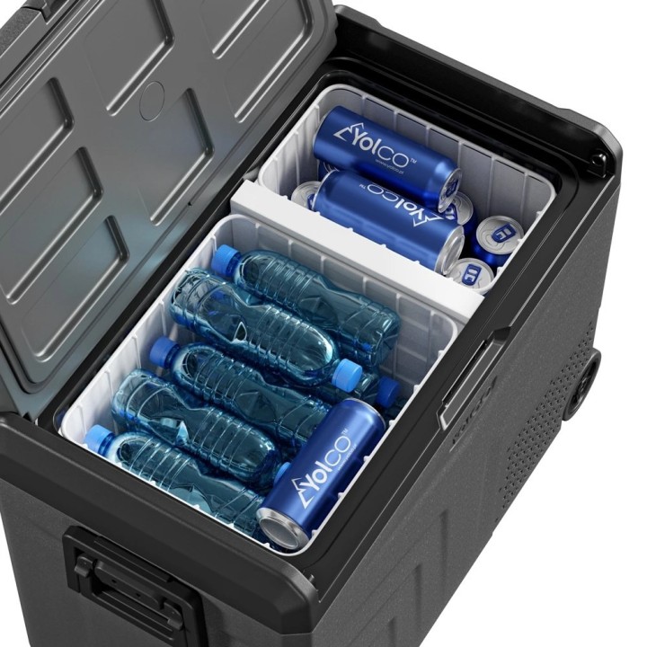 Yolco TCX60 Space Grey – lodówka 60 l na kółkach, 12/24V