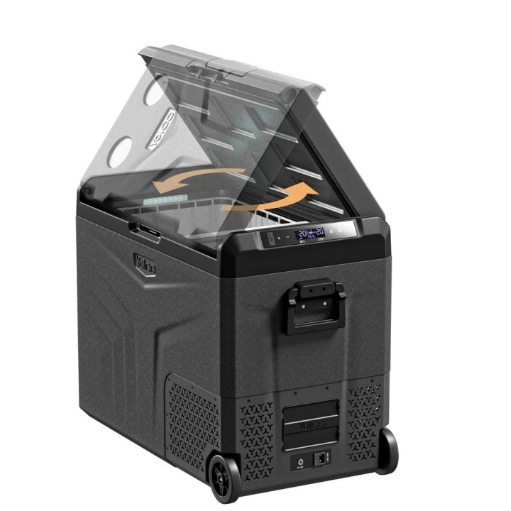 Yolco TCX60 Space Grey – lodówka 60 l na kółkach, 12/24V