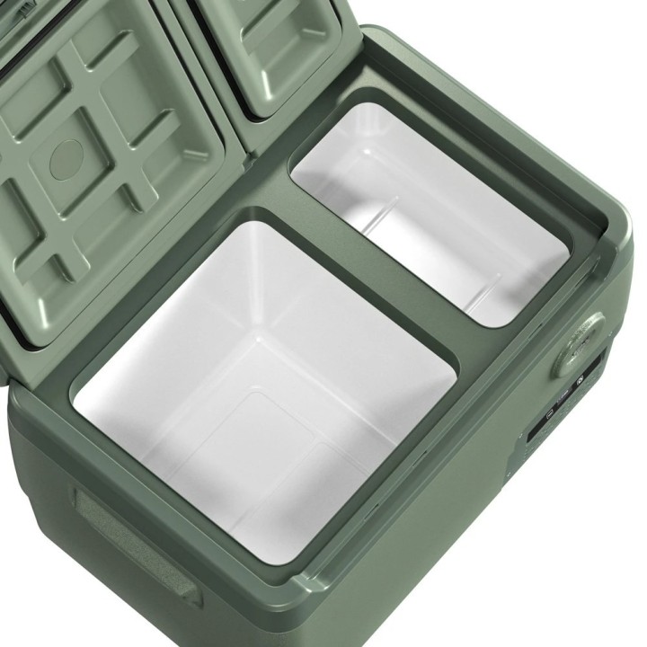 Yolco DX30 Pistachio – lodówka dwustrefowa 30 l, 12/24V