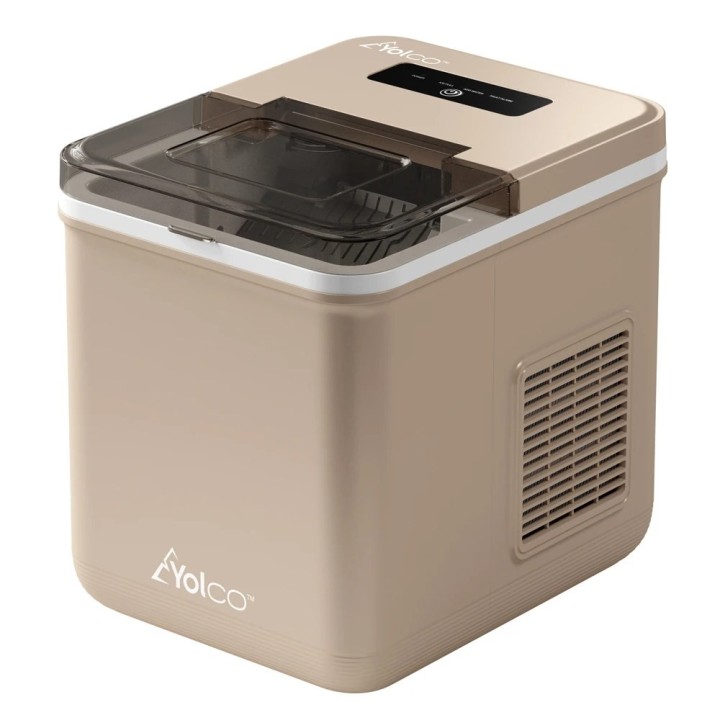 Kostkarka do lodu Yolco ICM1 Sand 12/24V – lód w 9 minut