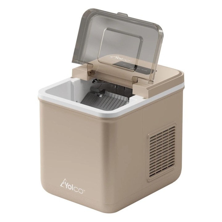 Kostkarka do lodu Yolco ICM1 Sand 12/24V – lód w 9 minut