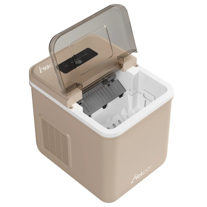 Kostkarka do lodu Yolco ICM1 Sand 12/24V – lód w 9 minut