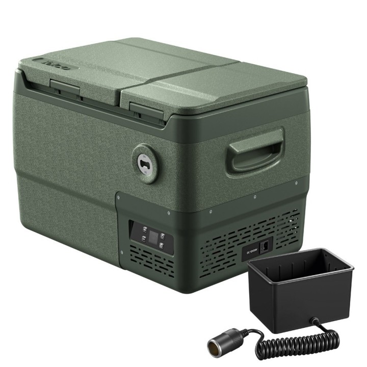 Yolco DX30 Pistachio – lodówka dwustrefowa 30 l, 12/24V