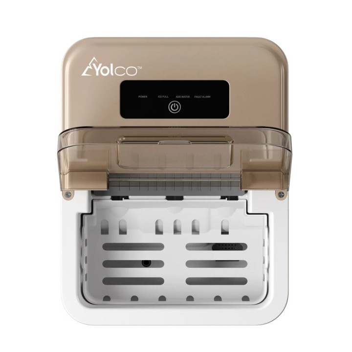 Kostkarka do lodu Yolco ICM1 Sand 12/24V – lód w 9 minut