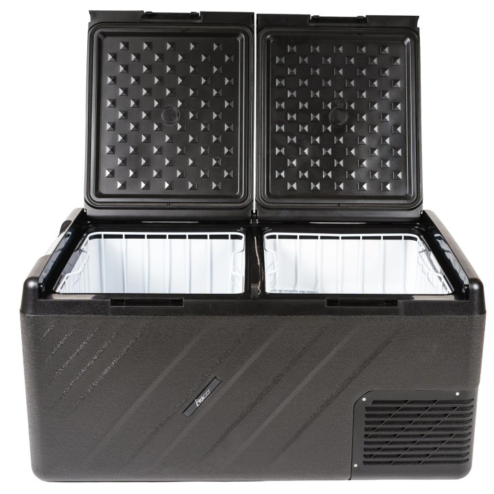 Yolco TX90 – dwustrefowa lodówka przenośna 93 l, 12/24V