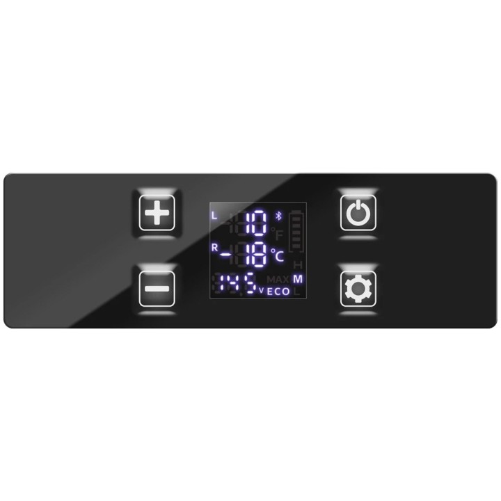 Yolco DX40 Space Grey – lodówka dwustrefowa 39 l, 12/24V