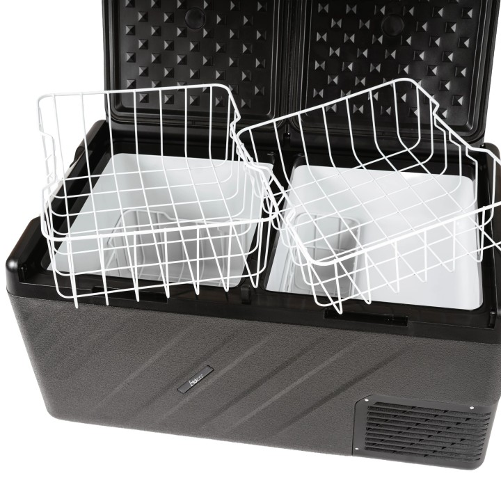 Yolco TX90 – dwustrefowa lodówka przenośna 93 l, 12/24V