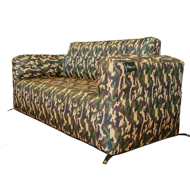 Sofa dmuchana Yolco GS4W Camo moro, szer. 180 cm, nośność 300 kg - ujęcie 2