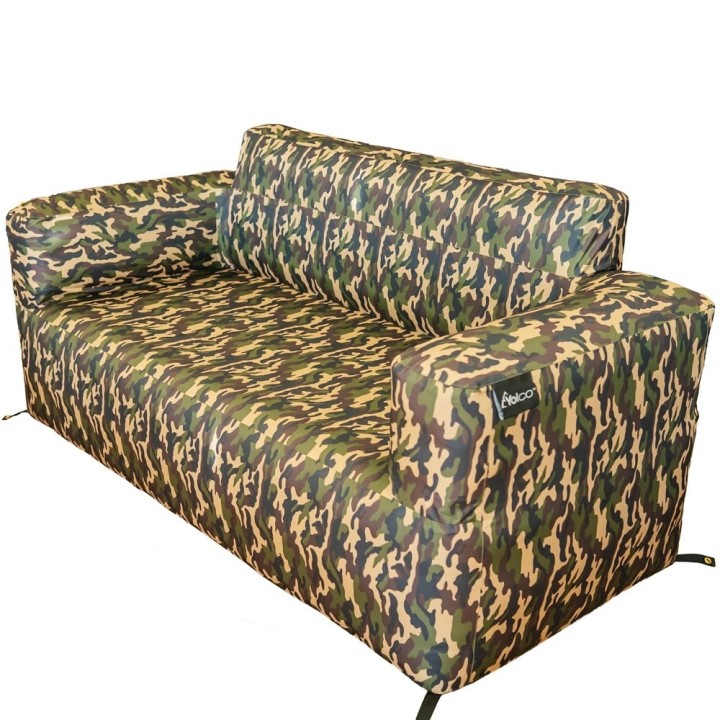 Sofa dmuchana Yolco GS4W Camo moro, szer. 180 cm, nośność 300 kg - ujęcie 3