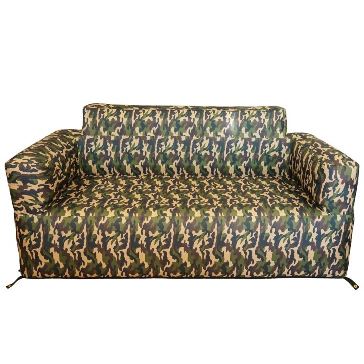 Sofa dmuchana Yolco GS4W Camo moro, szer. 180 cm, nośność 300 kg - ujęcie 5