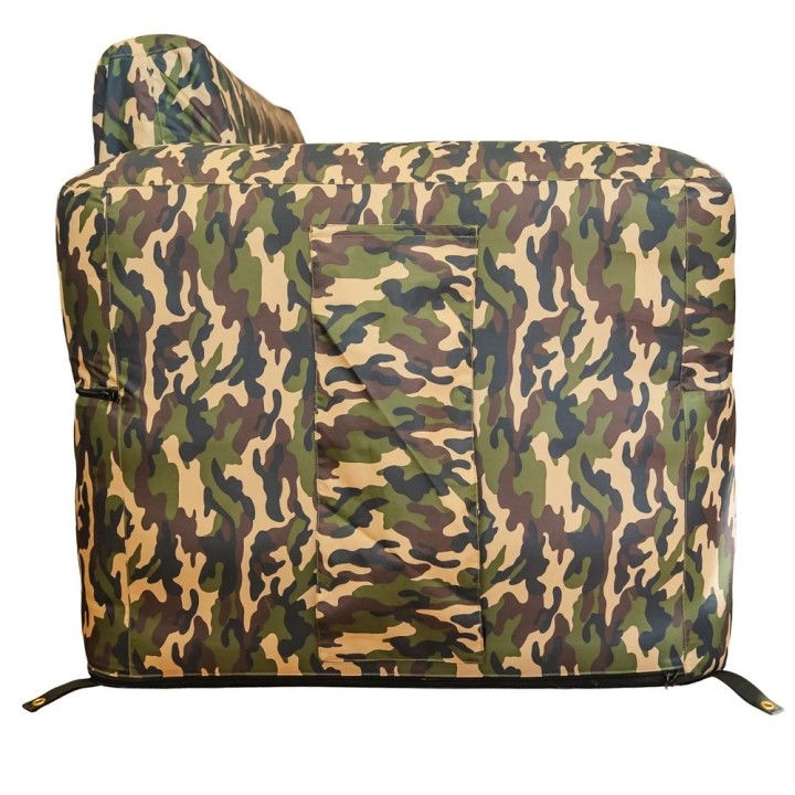Sofa dmuchana Yolco GS4W Camo moro, szer. 180 cm, nośność 300 kg - ujęcie 6