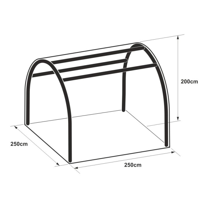 Dmuchany namiot gospodarczy Yolco NG250 – 250 x 250 cm