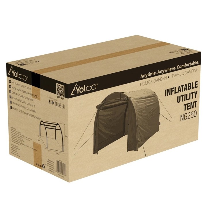 Dmuchany namiot gospodarczy Yolco NG250 – 250 x 250 cm