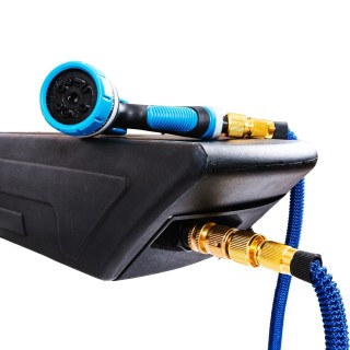 Prysznic z pompą 12V Yolco WTP30, zbiornik 30 l na dach