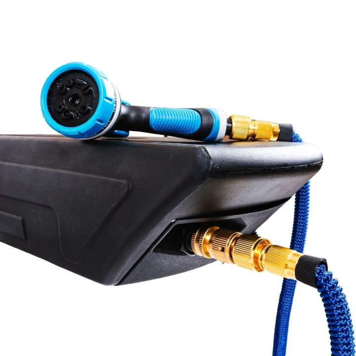 Prysznic z pompą 12V Yolco WTP30, zbiornik 30 l na dach