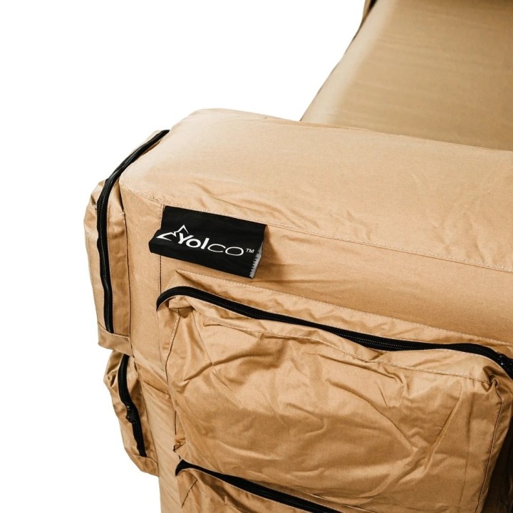 Sofa dmuchana Yolco GS6KW z kieszeniami, szer. 218,5 cm, do 300 kg - ujęcie 7