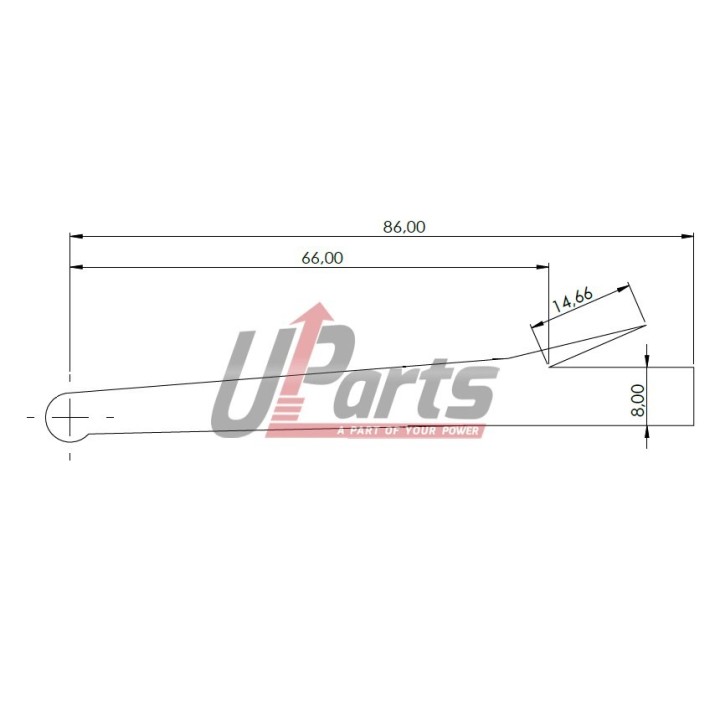 Poszerzenia błotników POSK70NS + 7 cm, komplet 4 x | Kalgum