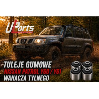 Tuleja gumowa tylnego wahacza wzdłużnego Nissan Patrol Y60 / Y61, 1 sztuka Kalgum - ujęcie 2