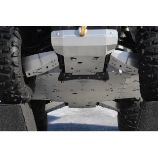 Osłony podwozia CFMOTO UFORCE 550 aluminium | Iron Baltic