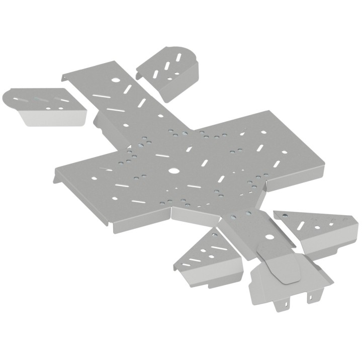 Osłony HiSun Tactic 550/750 2-Up aluminium | Iron Baltic
