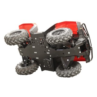 Honda TRX 420 FA6 (IRS) HDPE skid plates | Iron Baltic