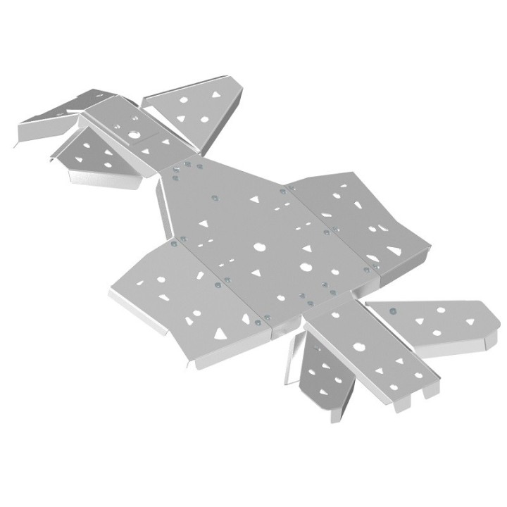 Yamaha Kodiak 450 (2017-2021) skid plate set | Iron Baltic
