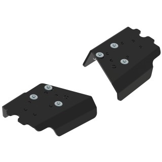 Polaris Sportsman 550 rear A-arm guards HDPE | Iron Baltic