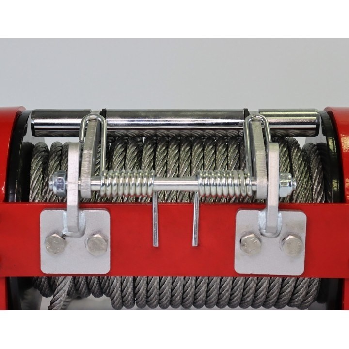 Wyciągarka hydrauliczna K10000 PRO EN14492-1 z liną stalową, hakiem i napinaczem Kangaroowinch - ujęcie 3