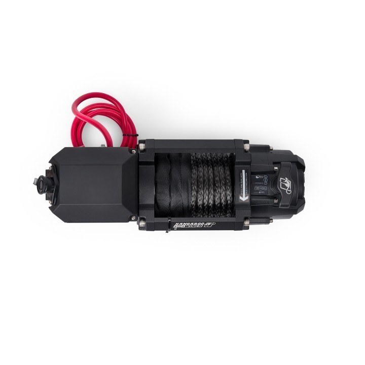 Wyciągarka K8000XP 12V z krótkim bębnem liną syntetyczną i sterowaniem bezprzewodowym 126:1 Kangaroowinch - ujęcie 7
