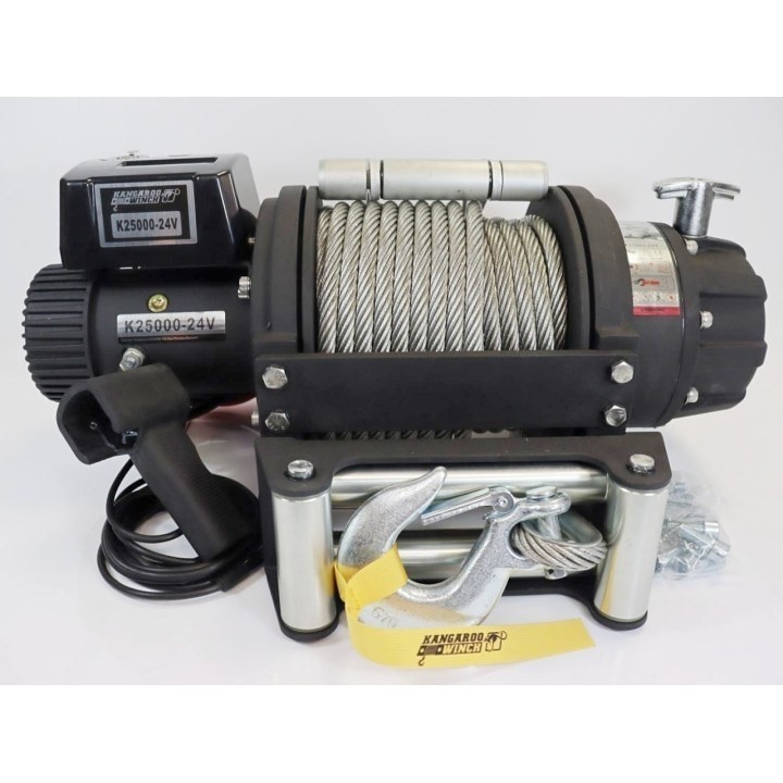 Wyciągarka K25000 24V - lina 14mm x 26,5 m, pro | Kangaroowi