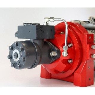 Wyciągarka hydrauliczna KWH15000 PRO EN14492-1 z liną stalową, hakiem i napinaczem Kangaroowinch - ujęcie 2