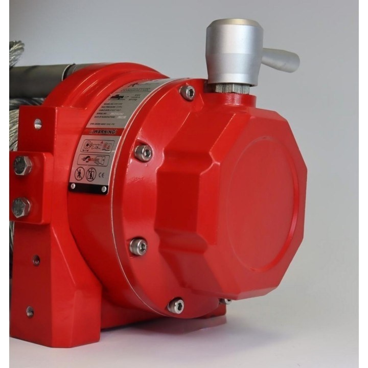 Wyciągarka hydrauliczna KWH15000 PRO EN14492-1 z liną stalową, hakiem i napinaczem Kangaroowinch - ujęcie 4