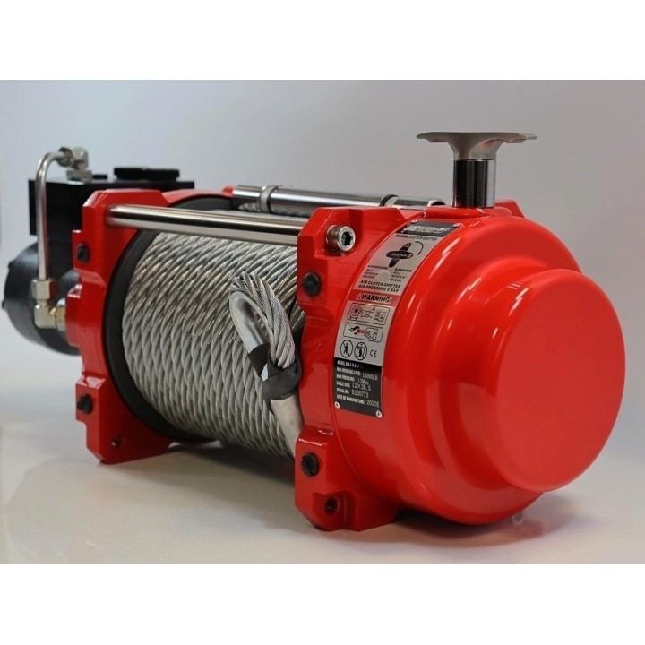 Wyciągarka hydrauliczna K15000HI z liną stalową, hakiem i napinaczem Kangaroowinch - ujęcie 4