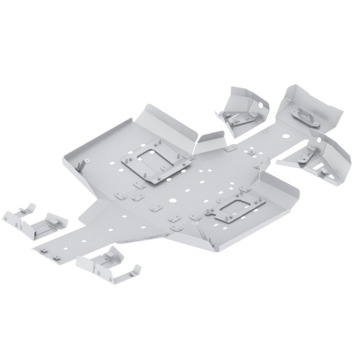 Osłony podwozia Iron Baltic Polaris Sportsman X2 570 Nordic Pro (2024+) - aluminiowe - ujęcie 7