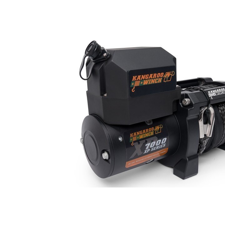 Wyciągarka K7000XP 12V Krótki bęben z liną syntetyczną i sterowaniem bezprzewodowym 104:1 Kangaroowinch - ujęcie 6