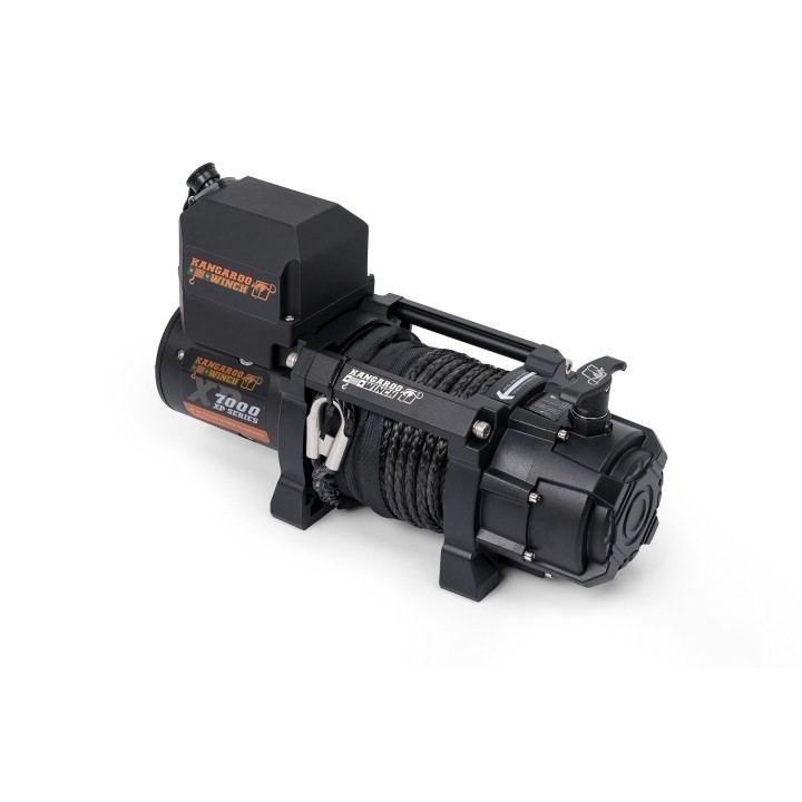 Wyciągarka K7000XP 12V Krótki bęben z liną syntetyczną i sterowaniem bezprzewodowym 104:1 Kangaroowinch - ujęcie 7