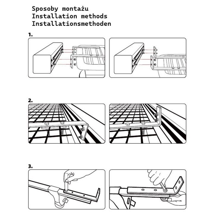 Markiza samochodowa 1,4x2 m z kasetą PVC – p | Szekla4x4