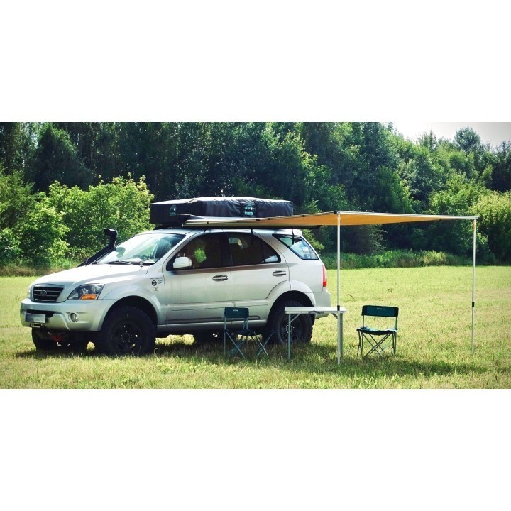 Markiza samochodowa 2x3 m z kasetą PVC – pol | Szekla4x4